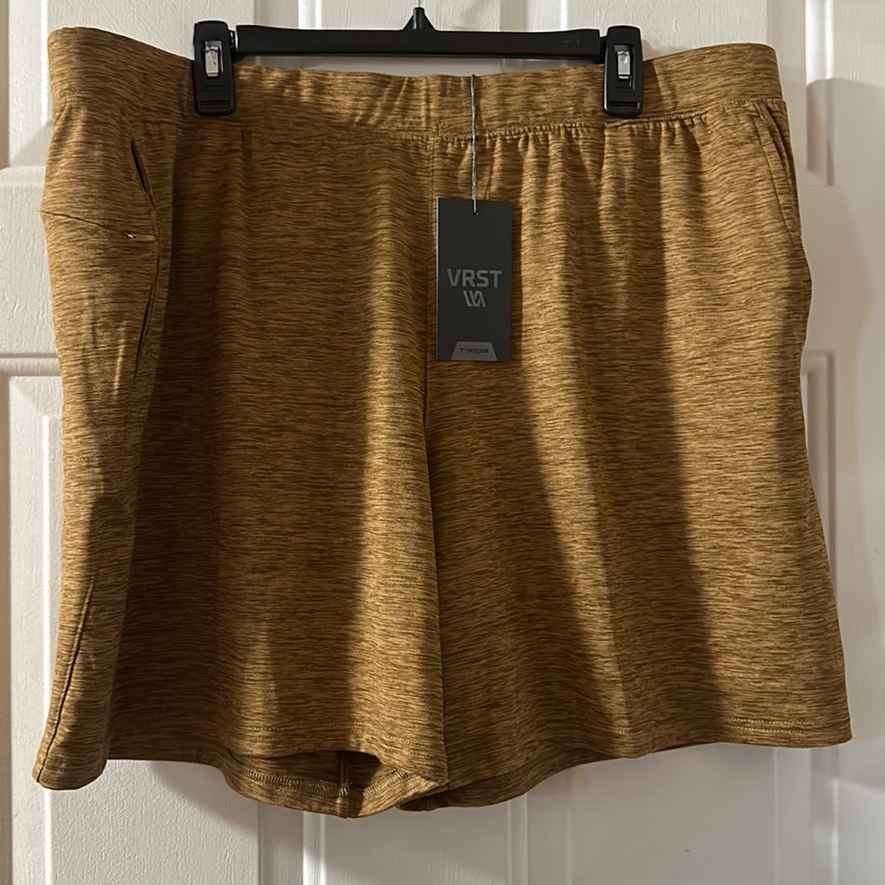 VRST R&R Jersey 7” Short: BROWN: NEW WITH TAGS: SIZE XXL